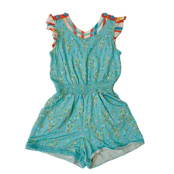 Matilda Jane Size 10 Confetti Dot Romper - Picture 1 of 6